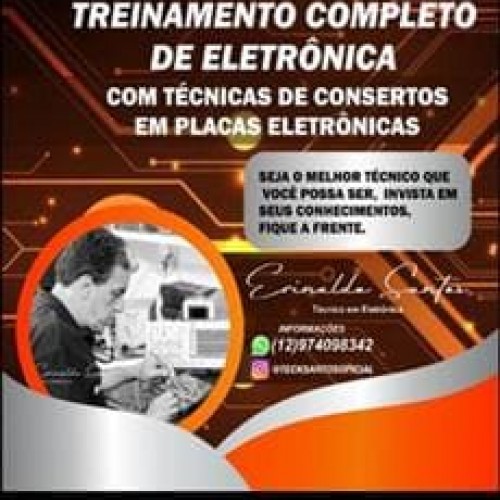 Treinamento de Eletrônica com Técnica de Consertos em Placas - Erinaldo Santos