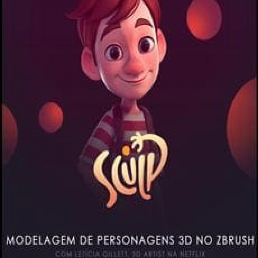 Modelagem De Personagens 3d No Zbrush Letícia Gillett