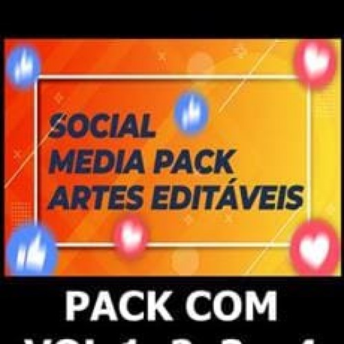 Social Media: Pack de Artes com 4 Volumes
